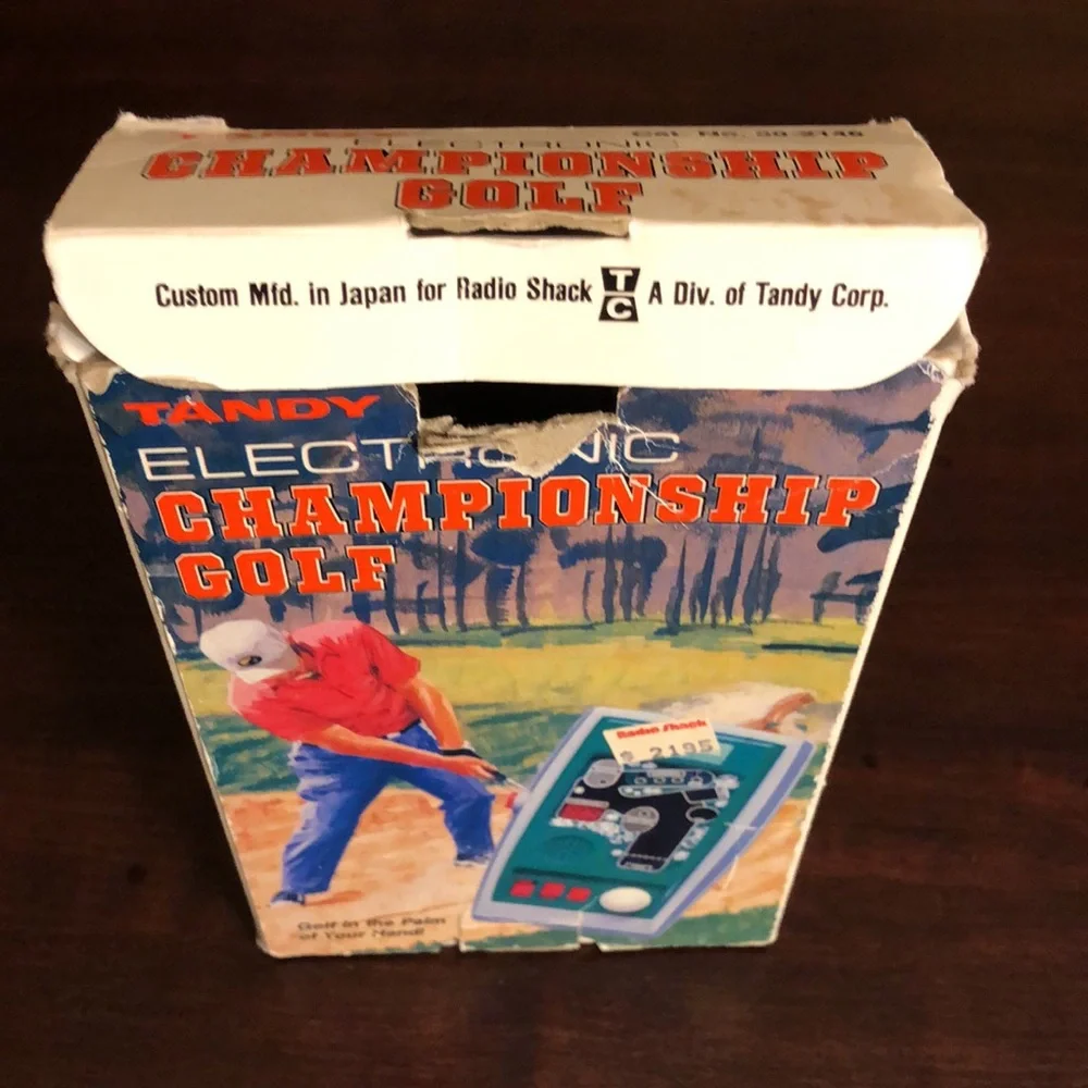 Vintage Tandy Championship Electronic Golf (Circa Early 1980s)